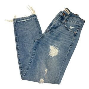 Madewell classic straight leg jeans in 24